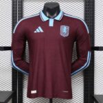Aston Villa 2026-27 Home Long Sleeve Jersey Player Version