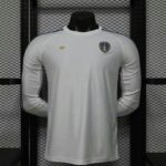 Leeds United 2026-27 Retro Lifestyle White Long Sleeve Jersey Player Version