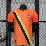 Manchester City x Kidsuper 2025-26 Orange City Jersey Player Version