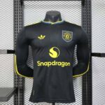 Manchester United 2025-26 Second Away Long Sleeve Jersey Player Version