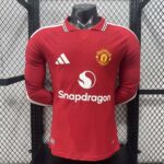 Manchester United 2026-27 Home Long Sleeve Jersey Player Version