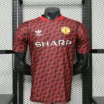 Manchester United 2026-27 Retro Lifestyle Red-Black Jersey Player Version