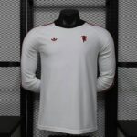 Manchester United 2026-27 Retro Lifestyle White Long Sleeve Jersey Player Version