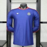 Newcastle United 2026-27 Retro Lifestyle Blue Long Sleeve Jersey Player Version