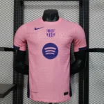 Barcelona 2025-26 Pink Jersey Player Version