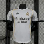 Real Madrid 2025-26 Home Jersey Player Version