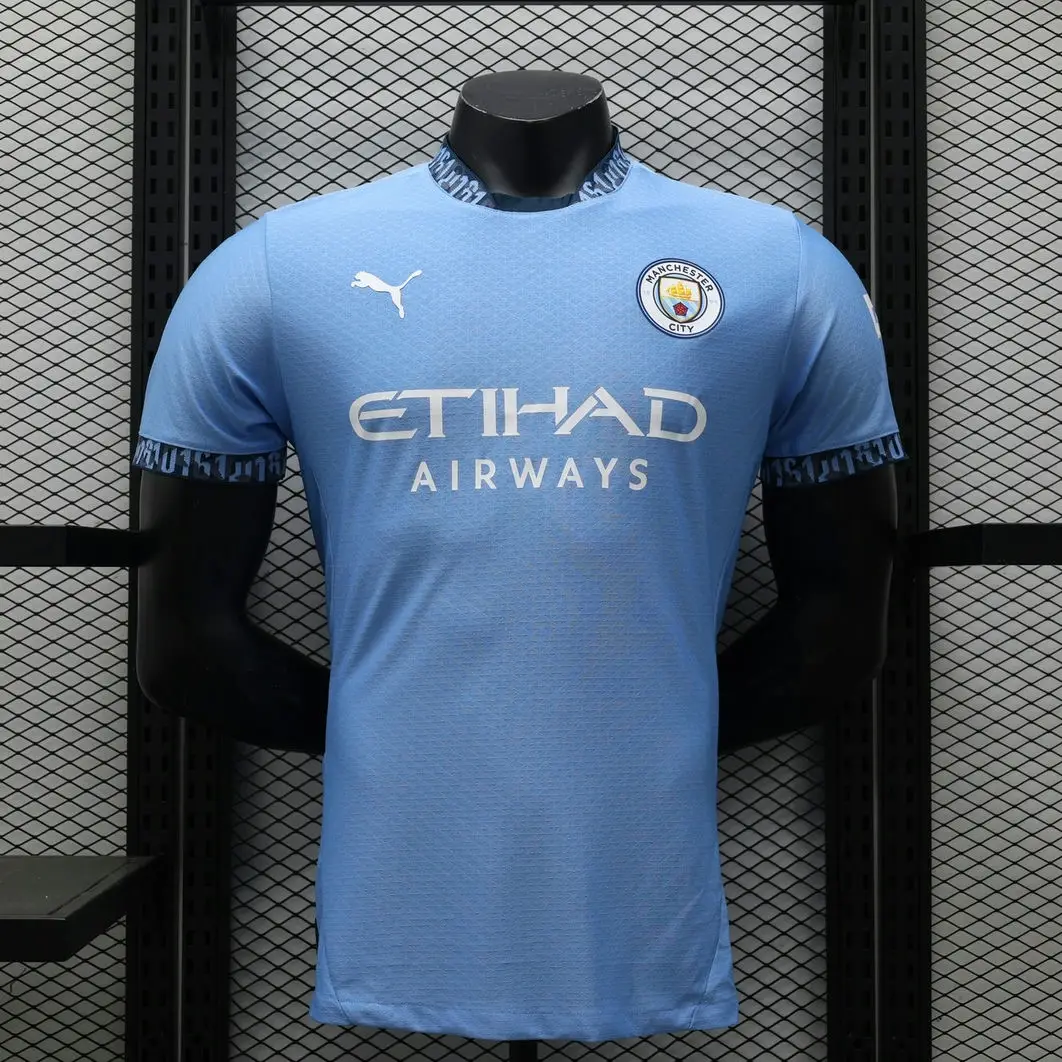 01-306.webp Manchester City 2024-25 Home Jersey Player Version - Image 1