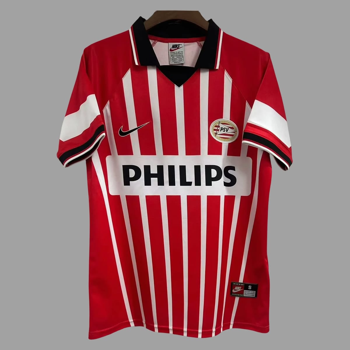 01-3201.jpg PSV Eindhoven 1997-98 Home Retro Jersey - Image 1