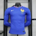 France 2024 Home Long Sleeve Jersey Player Version