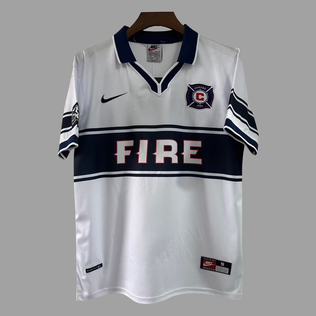 01-3986.jpg Chicago Fire FC 1998-99 Away Retro Jersey - Image 1