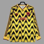 Arsenal 1991-93 Away Retro Long Sleeve Jersey