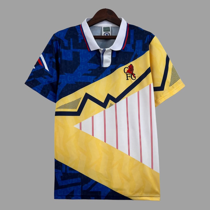 01-4138.jpg Chelsea 1990-91 Mash Up Retro Jersey - Image 1