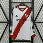 River Plate 2013-14 Home Retro Long Sleeve Jersey
