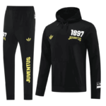 Juventus 2025-26 Black Hoodie Tracksuit