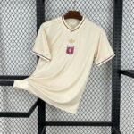 Olympique Lyonnais 2025-26 75th Beige Anniversary Jersey