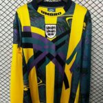 England 1995 Yellow Goalkeeper Retro Jersey