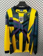 England 1995 Yellow Goalkeeper Retro Jersey