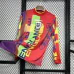 England 1995 Red Goalkeeper Long Sleeve Retro Jersey