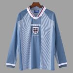 England 1996 Away Retro Long Sleeve Jersey