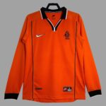 Netherlands 1998 FIFA World Cup Home Retro Long Sleeve Jersey