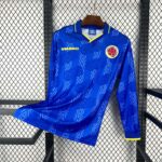 Colombia 1994 FIFA World Cup Away Retro Long Sleeve Jersey