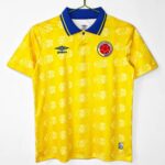 Colombia 1994 FIFA World Cup Home Retro Jersey