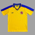 Colombia 1998 FIFA World Cup Home Retro Jersey
