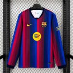 Barcelona 2026-27 Home Long Sleeve Jersey Fan Version