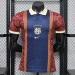Barcelona 2026-27 Navy Burgundy Special Edition Polo Jersey Player Version