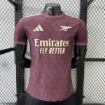 Arsenal 2026-27 Burgundy-Gold Graphic Special Edition Jersey Player Version