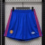 Manchester United 2026-27 Away Blue Shorts Player Version
