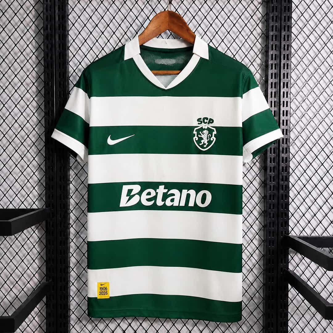 01-722.jpg Sporting Gijon 2026-27 Home Jersey Fan Version - Image 1