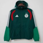 Algeria 2026 Green Hooded Windbreaker