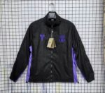 Barcelona 2025-26 Black Snake-Print Padded Windbreaker