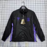 Barcelona 2025-26 Black Snake-Print Padded Windbreaker