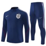 England 2026 Blue Half Zip Long Sleeve Training Kit