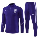 South Korea 2026 Purple Half Zip Long Sleeve Training Kit