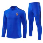 France 2026 Cyan Half Zip Long Sleeve Training Kit
