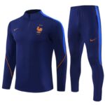 France 2026 Blue Half Zip Long Sleeve Training Kit