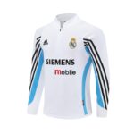 Real Madrid 2003-04 White Long Sleeve Training Top