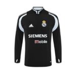 Real Madrid 2004-05 Black Long Sleeve Training Top
