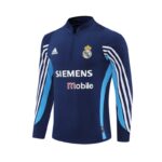 Real Madrid 2003-04 Royal Blue Long Sleeve Training Top