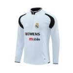 Real Madrid 2004-05 Light Grey Long Sleeve Training Top