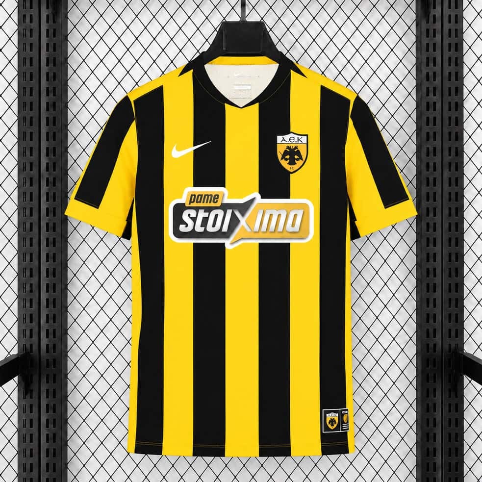 01-7857.jpg AEK Athens 2026-27 Home Jersey Fan Version - Image 1