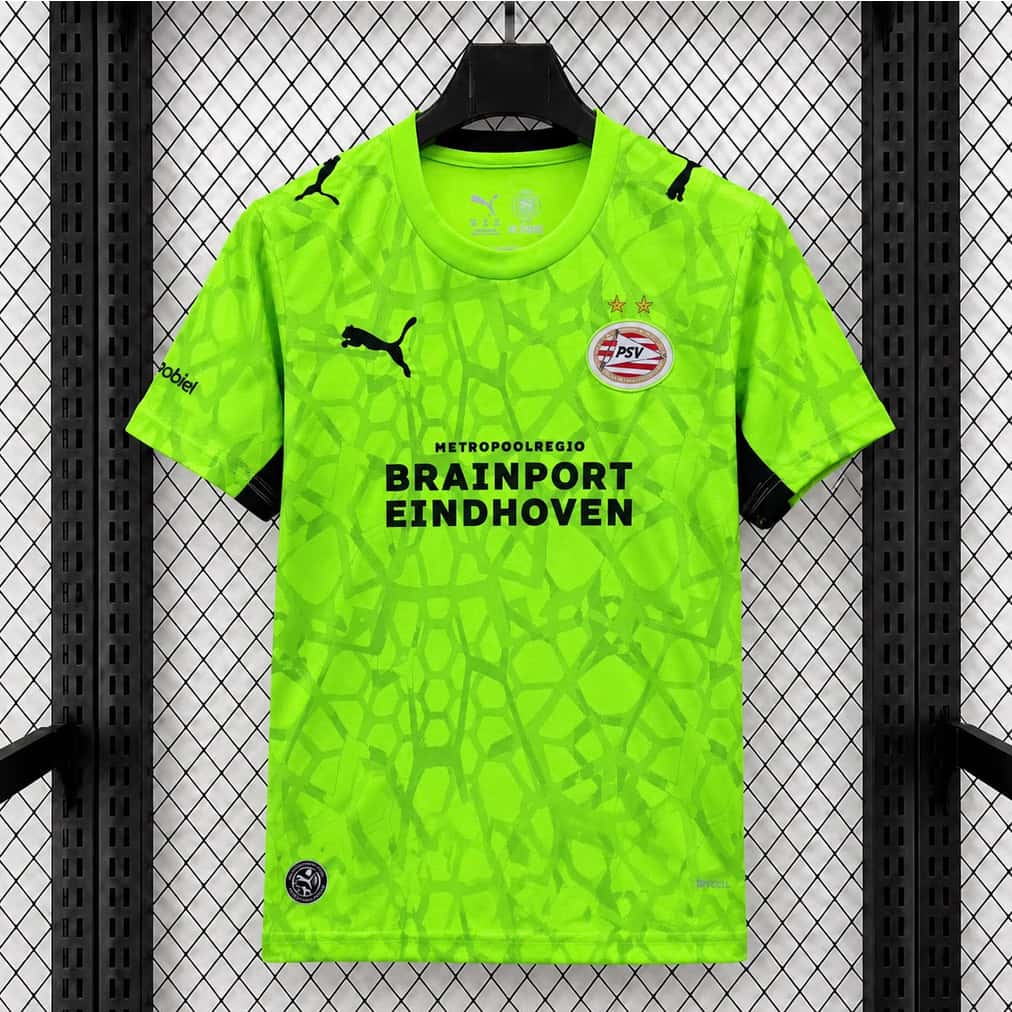 01-7881.jpg PSV Eindhoven 2026-27 Green Goalkeeper Jersey - Image 1