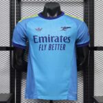 Arsenal 2026-27 Blue Goalkeeper Jersey Player Version