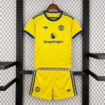 Manchester United 2026-27 Yellow Goalkeeper Kids Kit