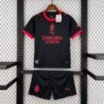 AC Milan 2026-27 Second Away Kids Kit