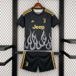 Juventus 2026-27 Second Away Kids Kit