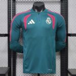 Real Madrid 2026-27 Green Track Long Sleeve Jersey Player Version